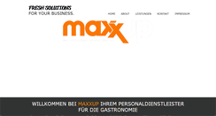 Desktop Screenshot of maxxup.at