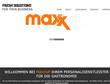 Tablet Screenshot of maxxup.at